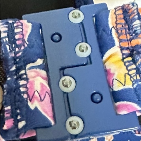 J. Crew Plunge bikini top in painted block print Size 3X Navy Orange Floral NWT - Picture 12 of 14